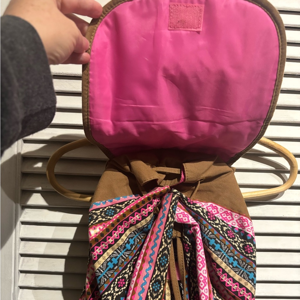 Justice Multicolor Fringe Backpack - Picture 12 of 15